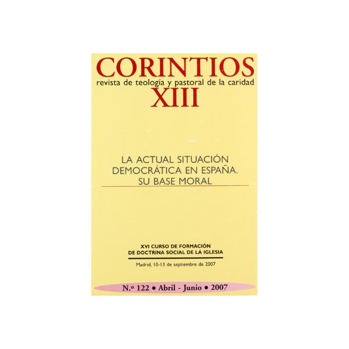 La actual situación democrática en España. Su base moral